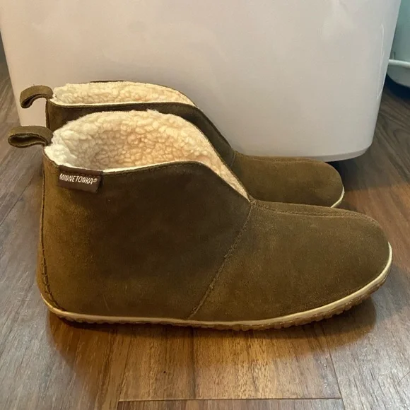 Minnetonka Tamson Slippers Men’s 10 - Picture 3 of 5